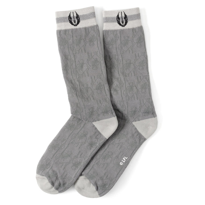 Obi Wan Kenobi Gray Men's Socks Image 2