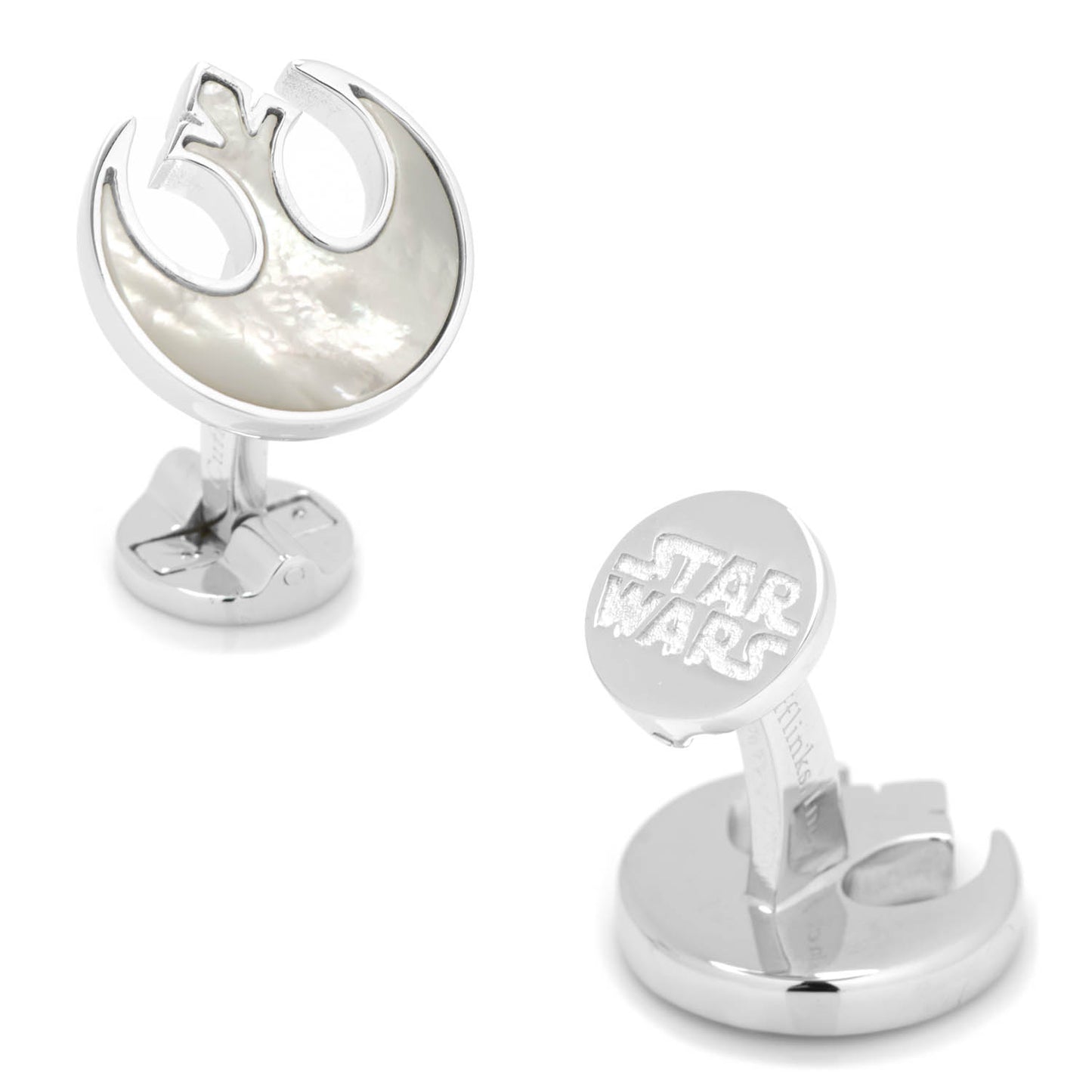 Sterling Rebel Mother Of Pearl Cufflinks Image 1