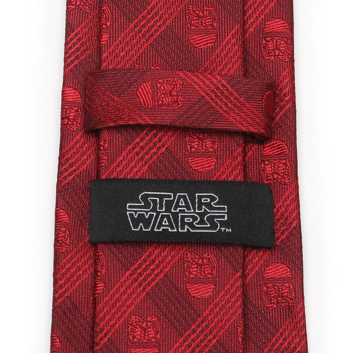 Stormtrooper Red Plaid Men's Tie Image 4